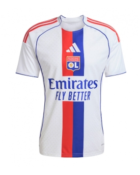Olympique Lyonnais Maglia Gara Casa Repliche 2025-26 Maniche Corte